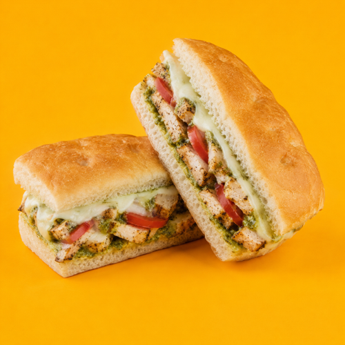 Basil Chicken Panini