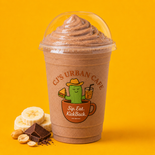 Choc PB Banana smoothie
